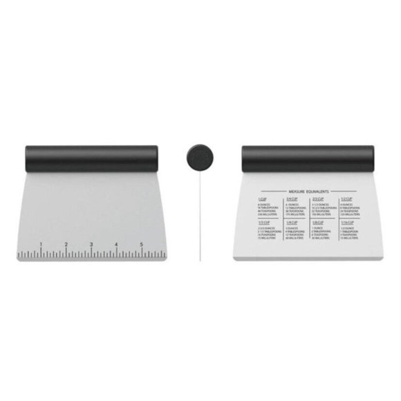 KitchenAid All Purpose Stainless Steel Scraper/Chopper/Cutter with Measurement S - Picture 2 of 6